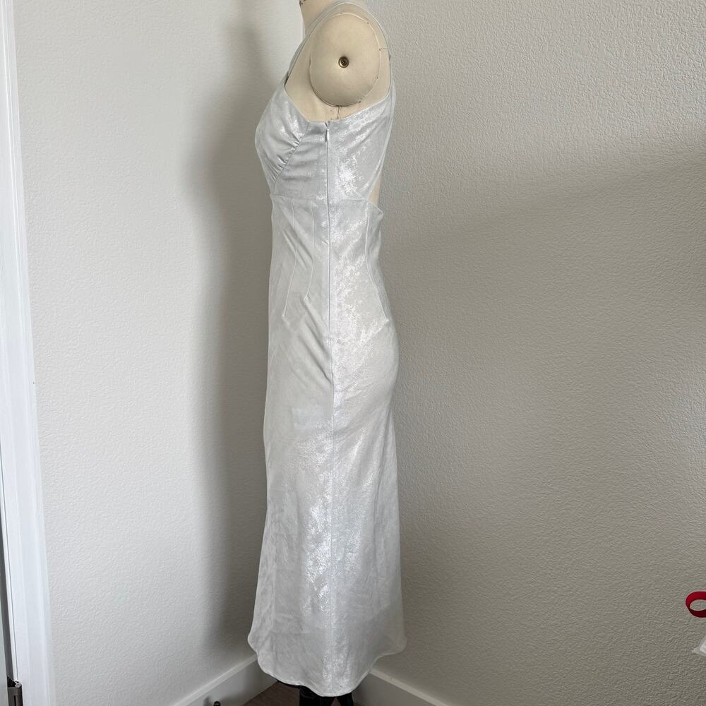 IRO Paris | NWT "Calvino" Pearl White Midi Dress Size 34 - Picture 4 of 11